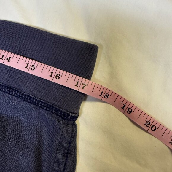 Lilly Pulitzer Linen Pants Navy Blue Drawstring Waist Sz L EUC - Picture 8 of 10